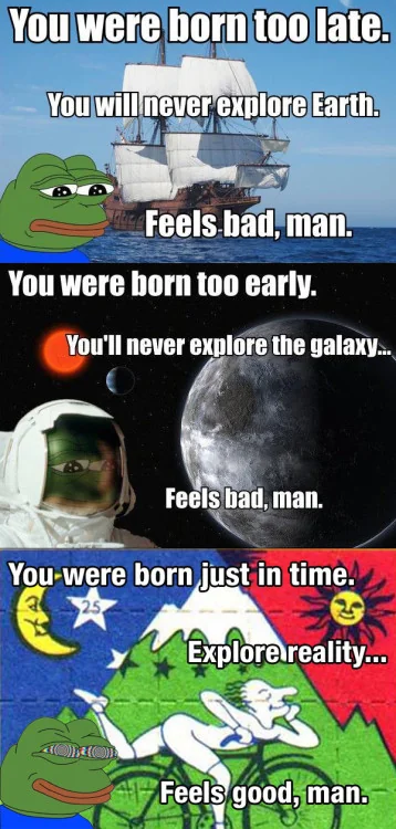Because Inner space is much more interesting than Outer space anyway.